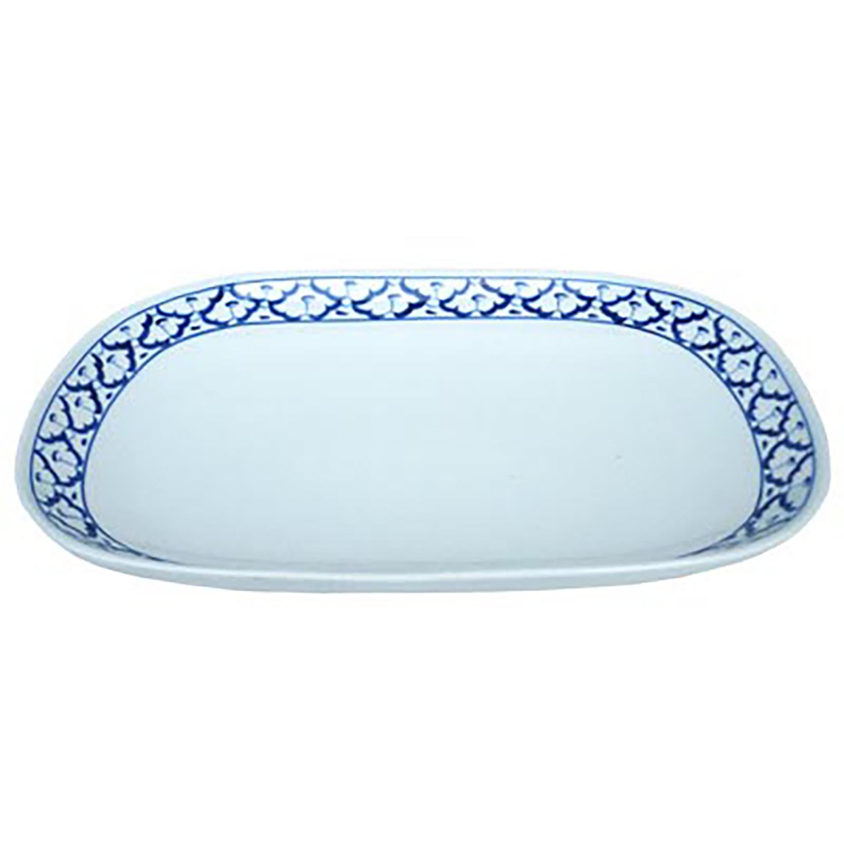 จานเซรามิคผืนผ้า / เล็ก (P044)